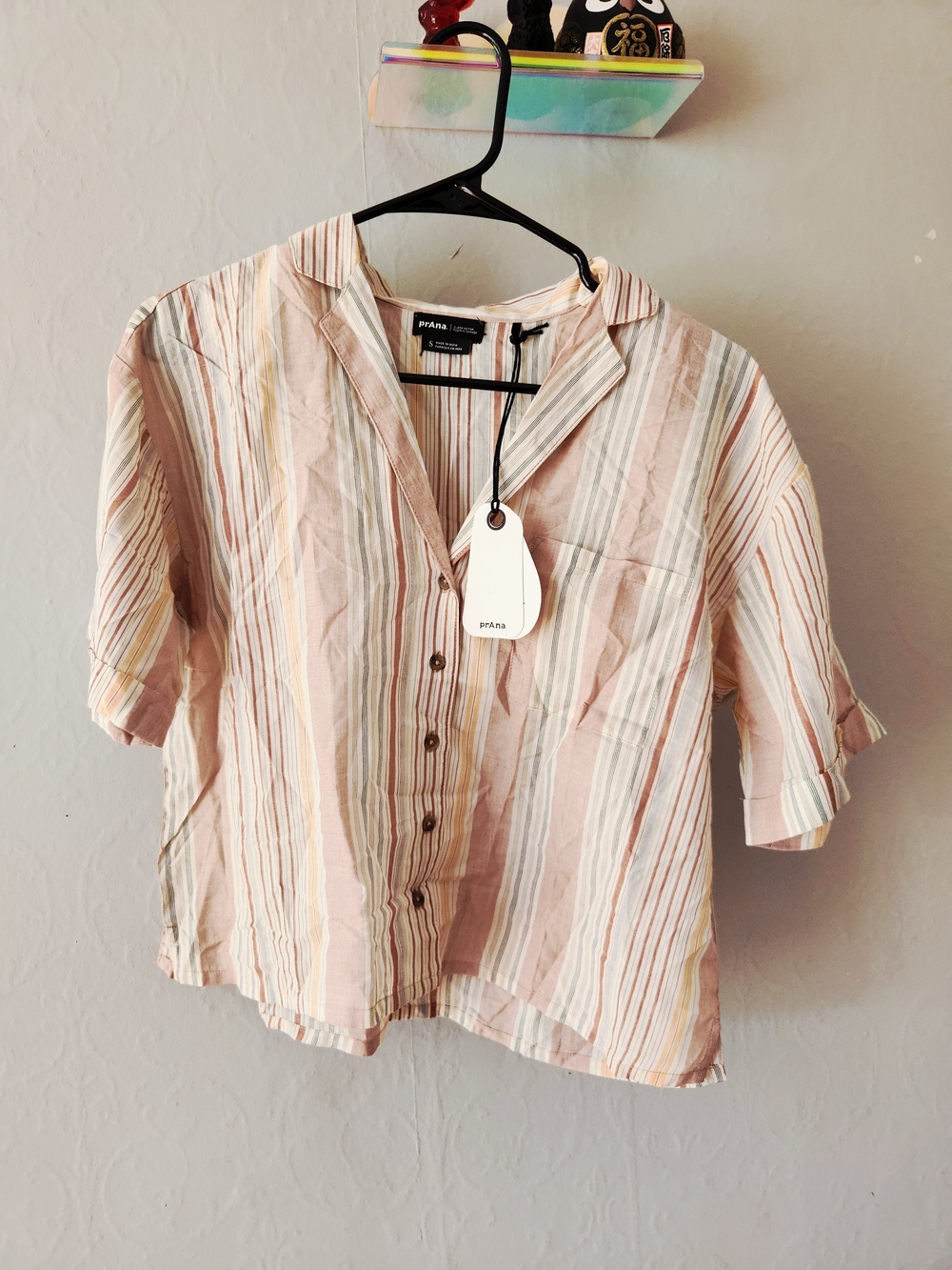 NWT Prana Iguala Small Button Down Top